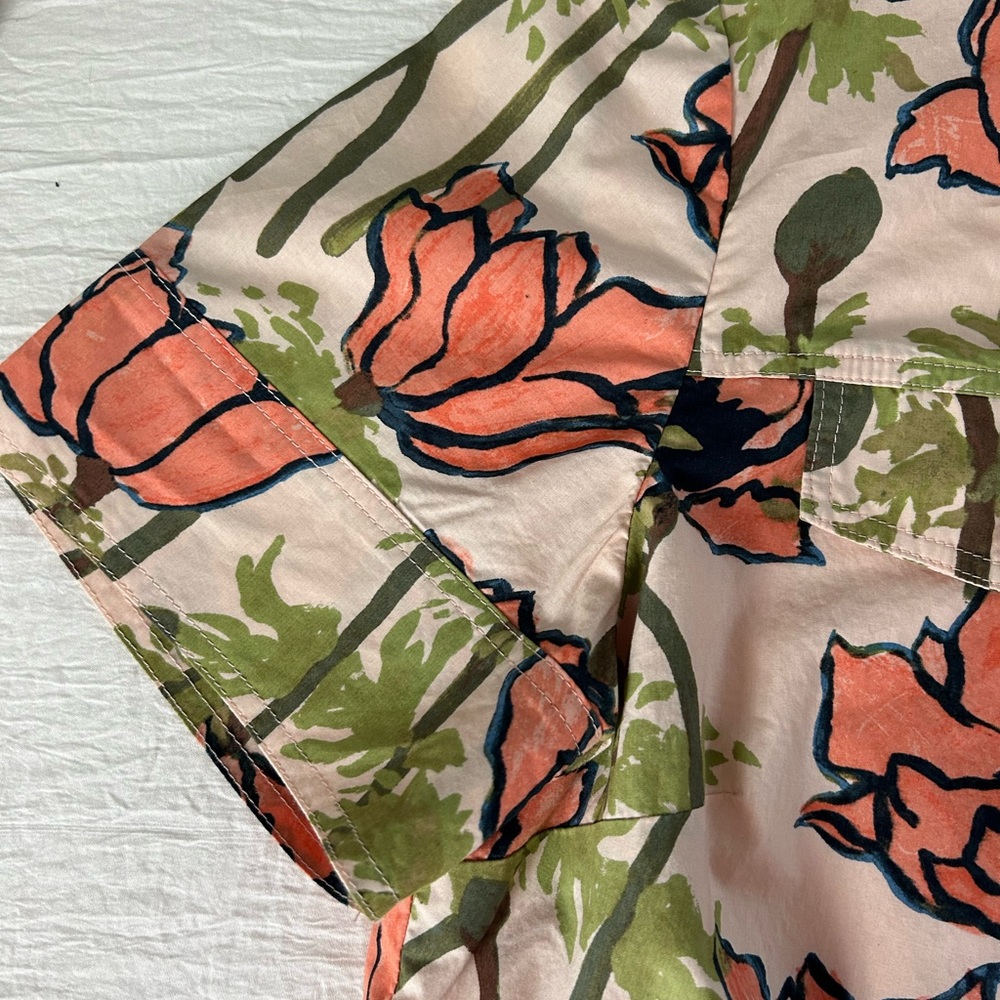 Tory Burch Floral Dress - Pink and Green - Picture 7 of 13